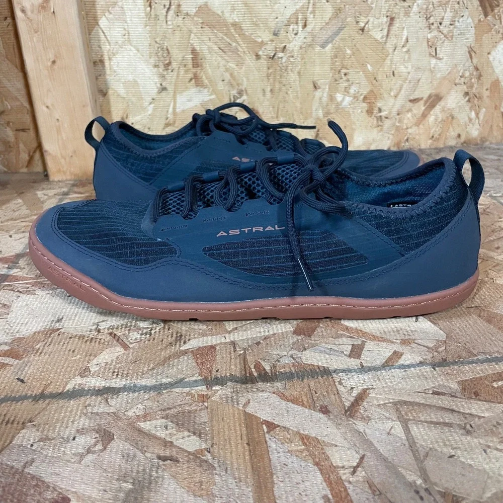 Astral Loyak Barefoot Shoes Mens 10 Blue Zero Drop Low Profile Barefoot VS202